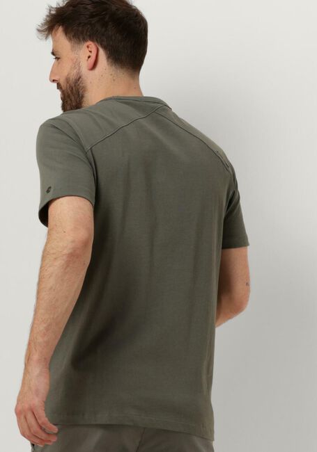 Groene CAST IRON T-shirt SHORT SLEEVE R-NECK HEAVY CO JERSEY REGULAR FIT - large