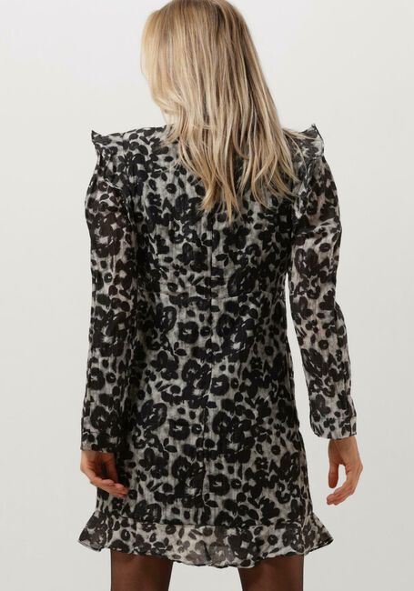 Leopard OBJECT Mini jurk OBJRUTH LS SHORT DRESS E AW FAIR - large