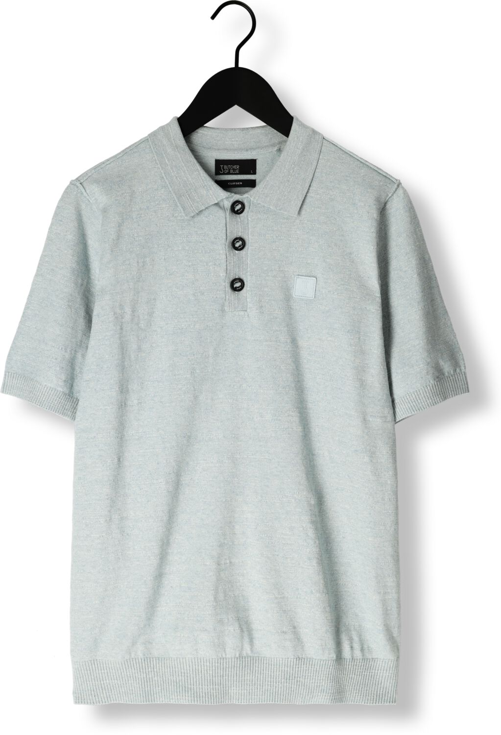 BUTCHER OF BLUE Heren Polo's & T-shirts Lt Clifden Polo Lichtblauw