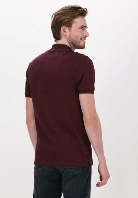Bordeaux LYLE & SCOTT Polo PLAIN POLO SHIRT - large