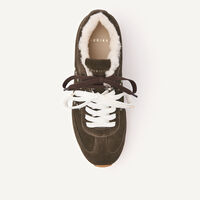 Groene NUBIKK Lage sneakers BILLY LOU FUR II - medium