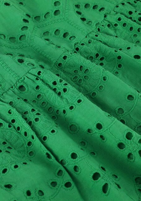 Groene NOTRE-V Mini jurk NV-DONNA DRESS BRODERIE ANGLAISE DRESS Groene NOTRE-V Mini jurk NV-DONNA DRESS BRODERIE ANGLAISE DRESS - large