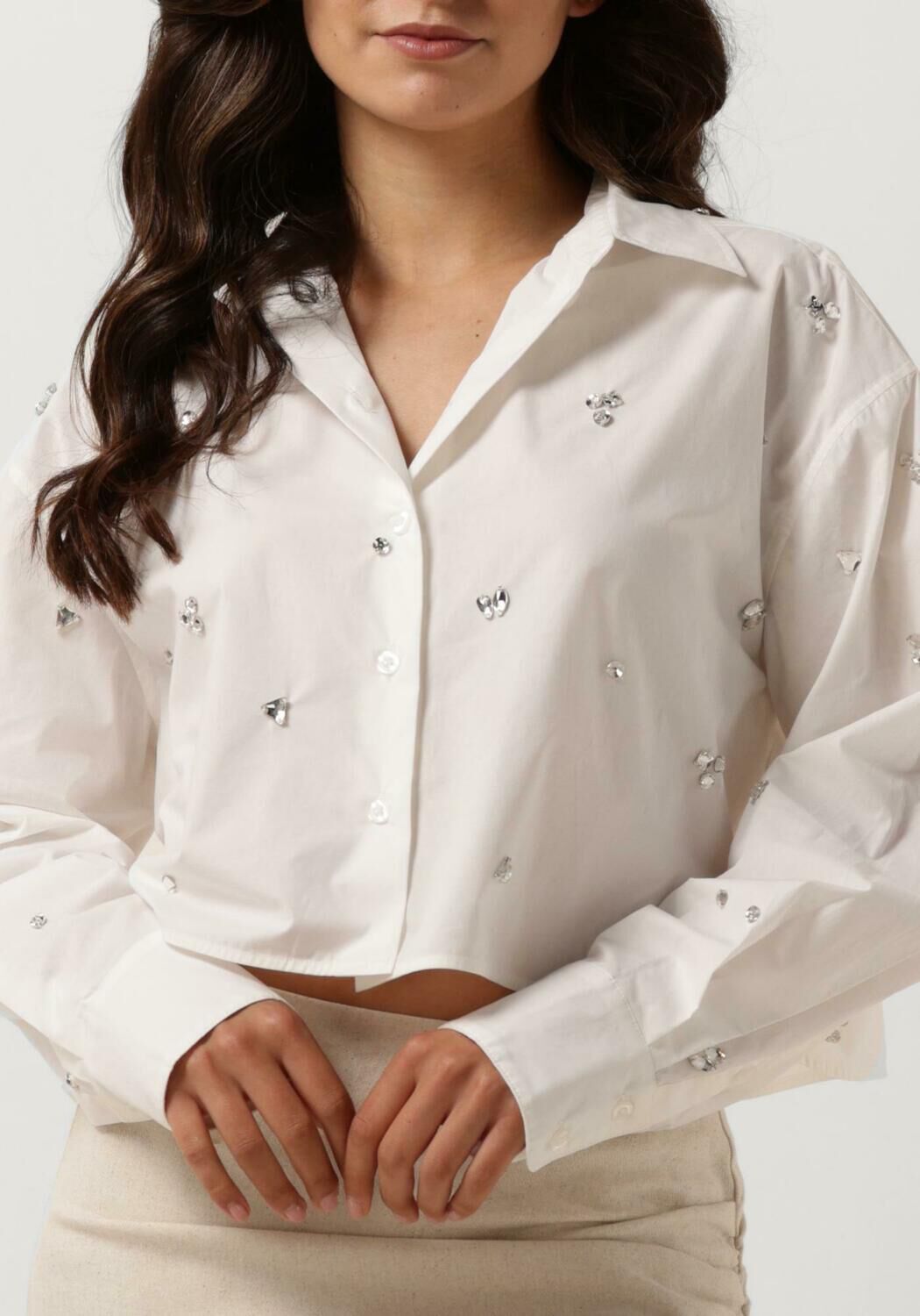 SECOND FEMALE Dames Blouses Calli Shirt Wit