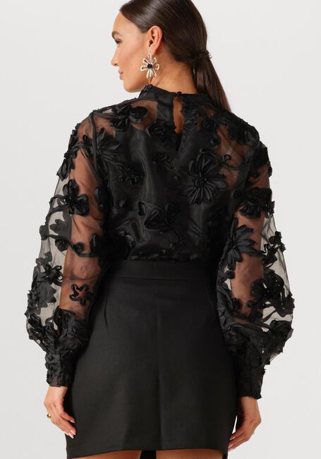 Zwarte AAIKO Blouses LUCIA FLOWER PES 502 - large