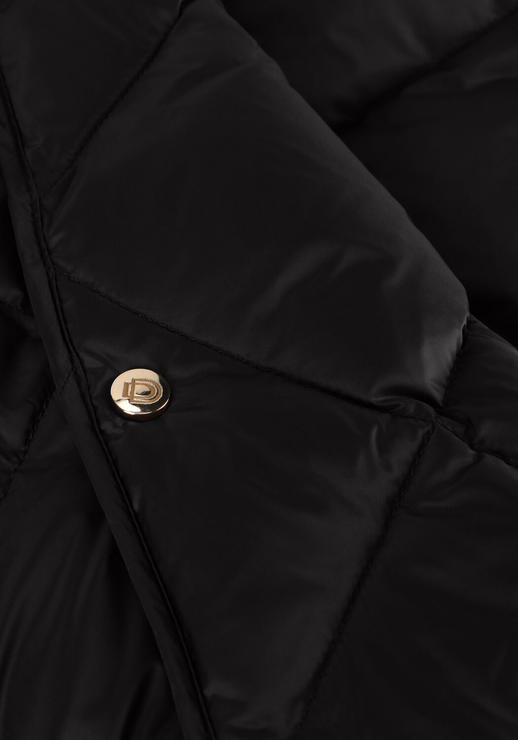 Zwarte DEBLON SPORTS Gewatteerde jas CARICE CAPE - large