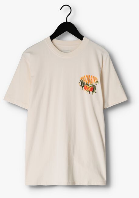Gebroken Wit WOODBIRD T shirt RICS PEACH TEE Omoda gebroken-wit-woodbird-t-shirt-rics-peach-tee-omoda