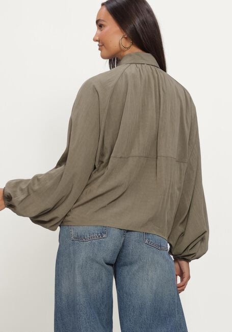Groene CATWALK JUNKIE Blouses DRAPED BLOUSE - large