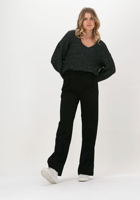 Zwarte ANOTHER LABEL Wijde broek MOORE PLEATED PANTS Zwarte ANOTHER LABEL Wijde broek MOORE PLEATED PANTS - large