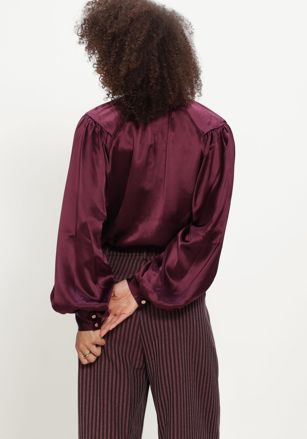 Bordeaux AMAYA AMSTERDAM Blouses AUORA BLOUSE - large