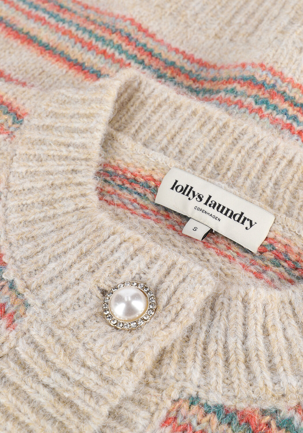 Zand LOLLYS LAUNDRY Vest UMA CARDIGAN - large