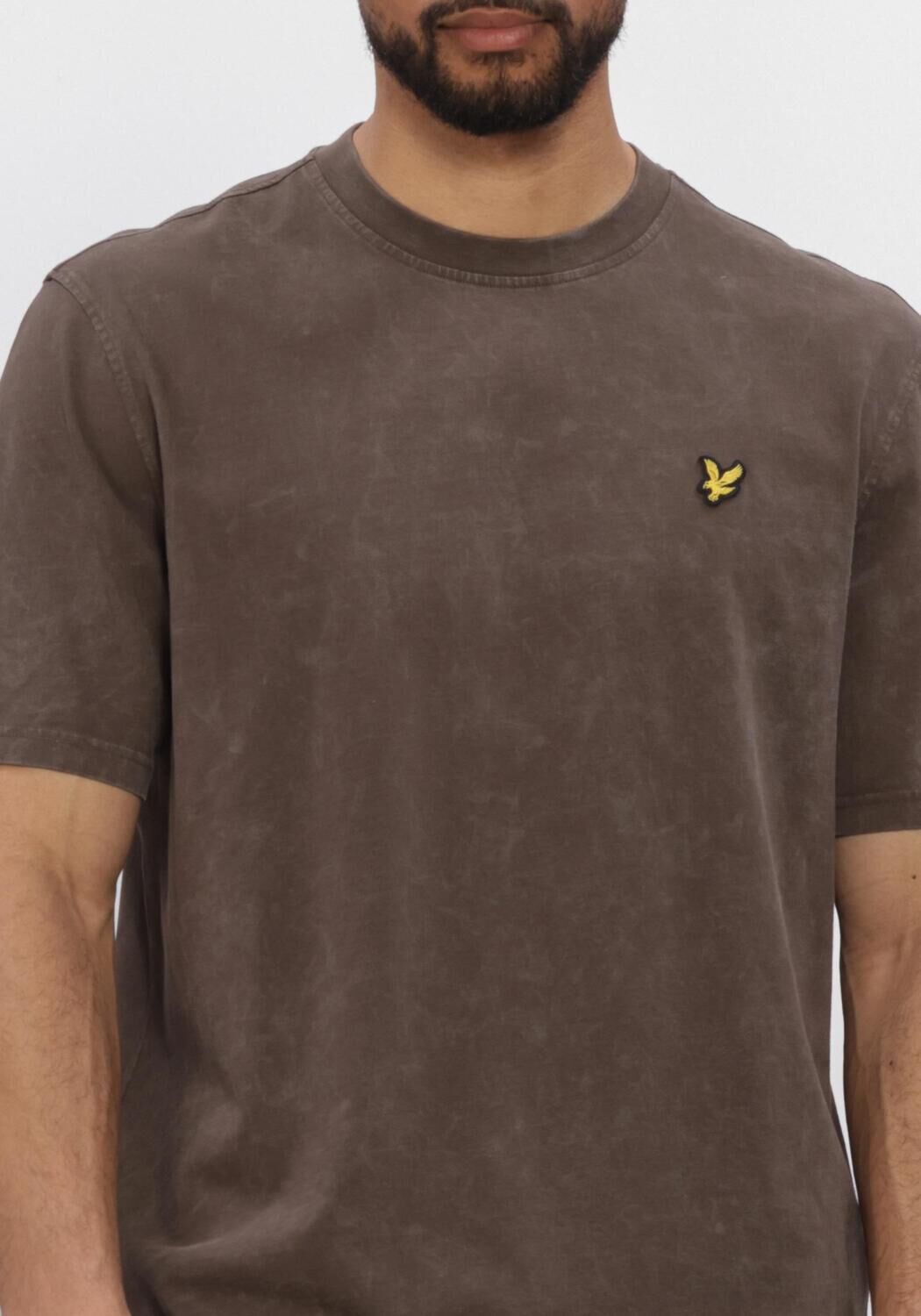 Zwarte LYLE & SCOTT T-shirt HEAVY LAUNDERED T-SHIRT - large