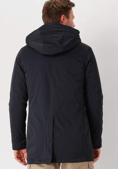Donkerblauwe PROFUOMO Parka's OUTERW RAINC MGNT LNG - large