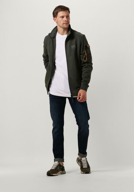 Groene PME LEGEND Vest ZIP JACKET JACQUARD INTERLOCK SWEAT Groene PME LEGEND Vest ZIP JACKET JACQUARD INTERLOCK SWEAT - large