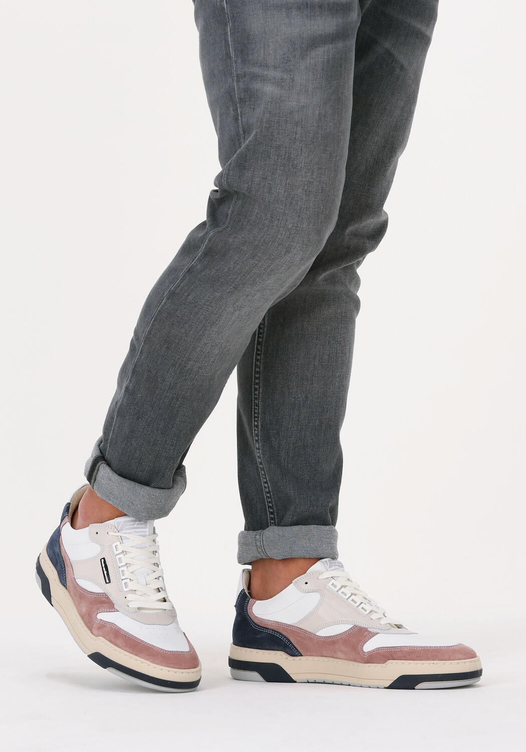 Witte FLORIS VAN BOMMEL Lage sneakers SFM-10115-01 - large