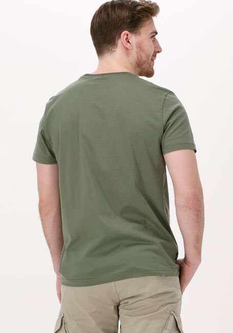 Olijf PME LEGEND T-shirt SHORT SLEEVE R-NECK SINGLE JERSEY MERCERISED - large