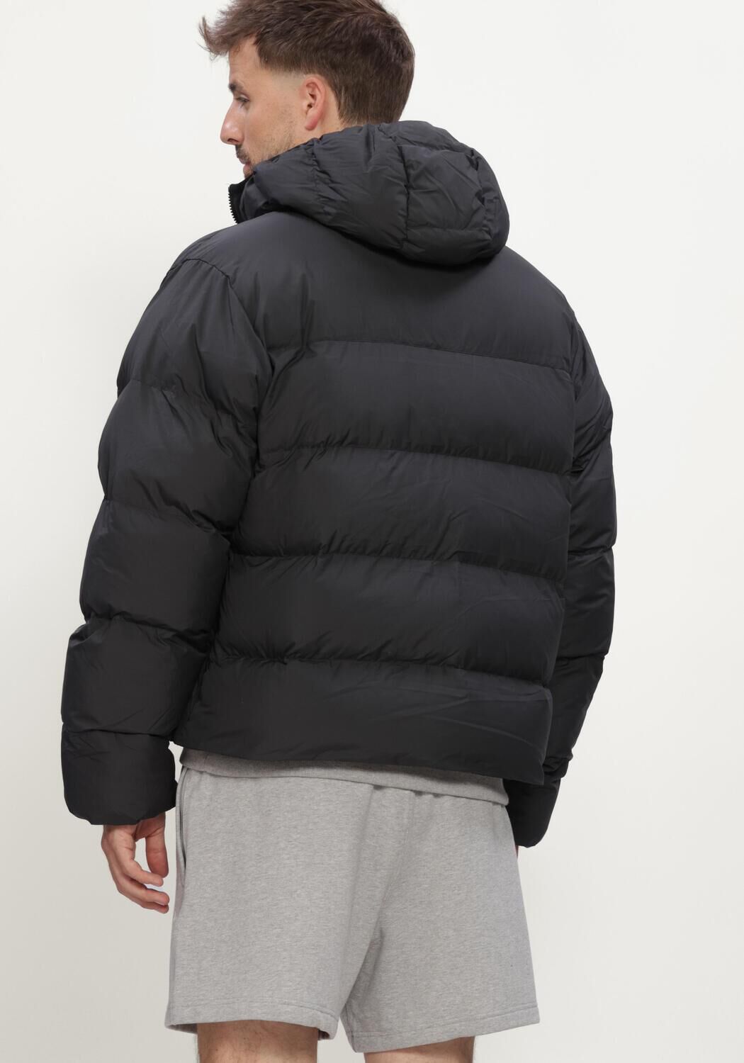 Zwarte ADIDAS Gewatteerde jas REGEN JKT - large