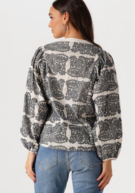 Ecru SUMMUM Blouses LONGSLEEVE BOUSE TILE EMBROIDERY - large