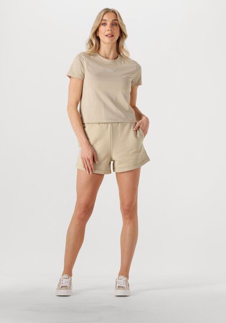 Zand CALVIN KLEIN T-shirt PLACED INSTITUTIONAL BABY TEE - large