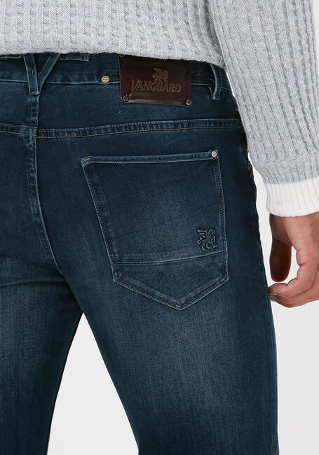 Blauwe VANGUARD Slim fit jeans V850 MID FOUR WAY - large