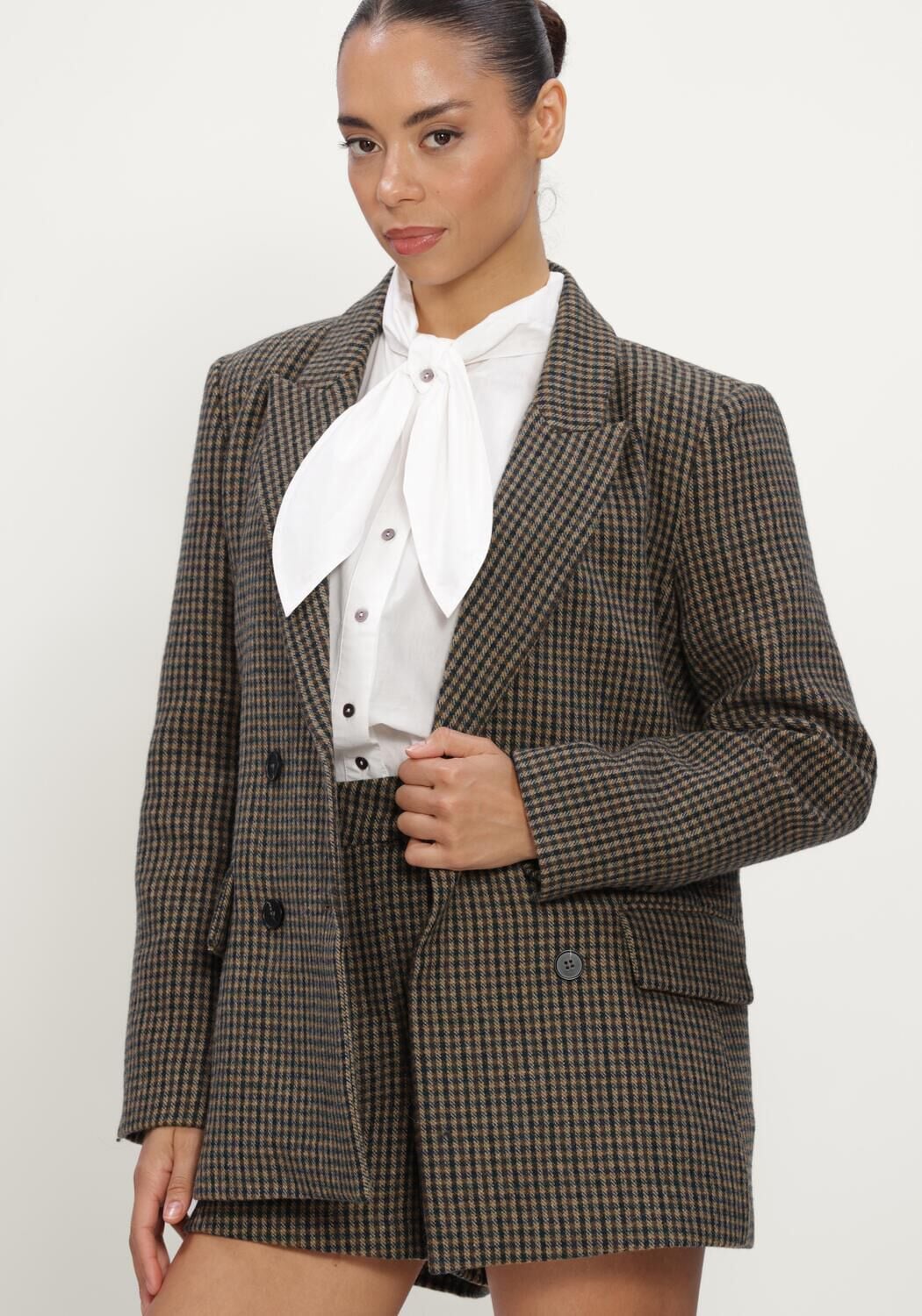 SUNCOO Dames Blazers Ducky Bruin