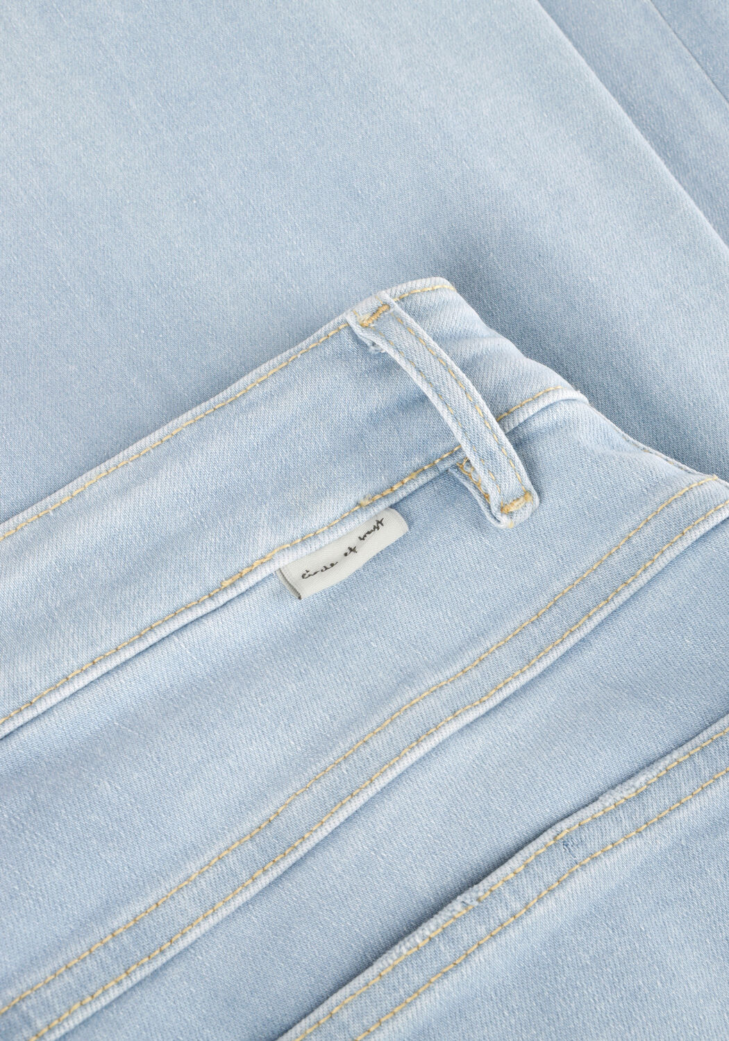 Lichtblauwe CIRCLE OF TRUST Wide jeans PALMER WIDE LEG DNM - large