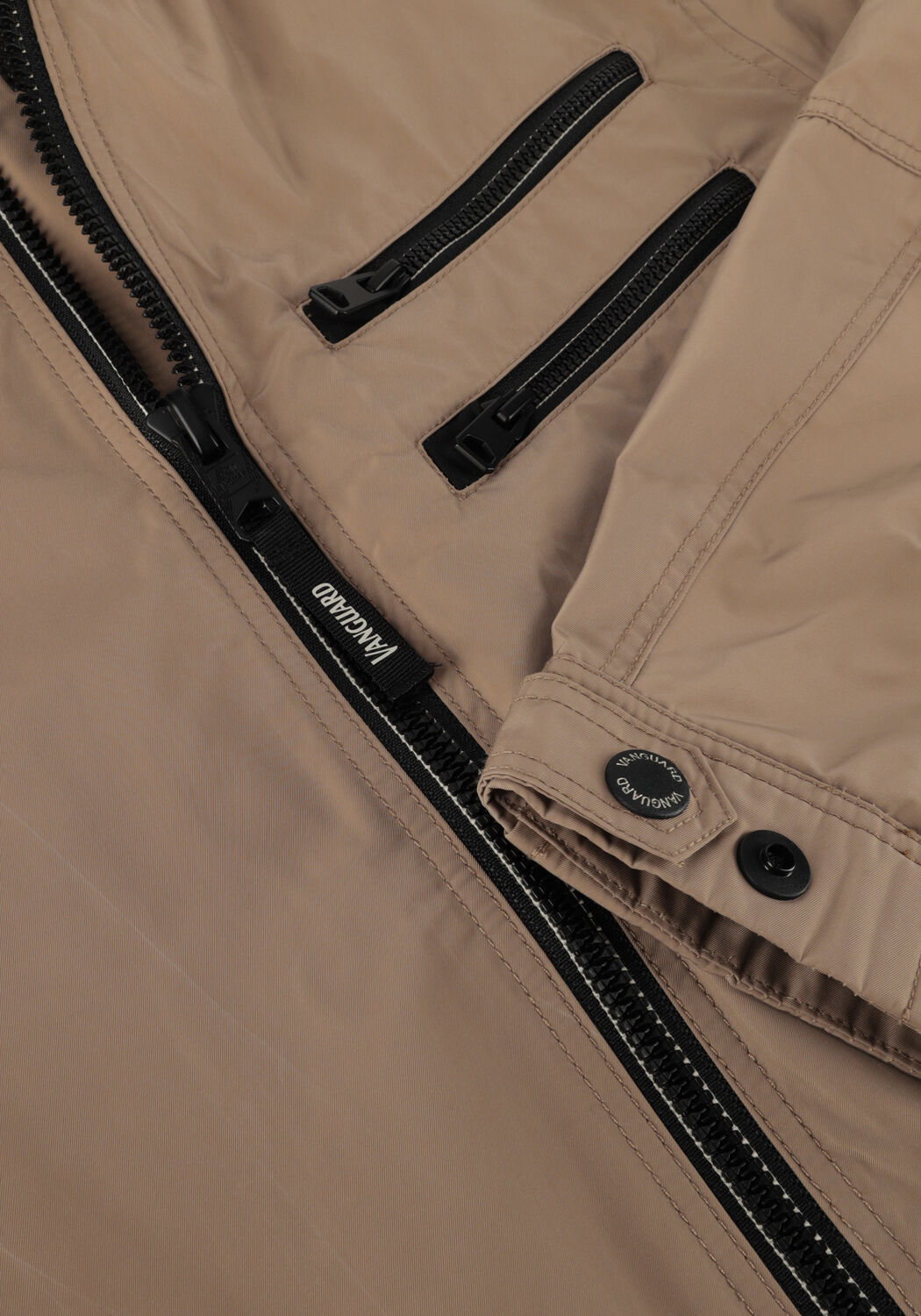 Donkergrijze VANGUARD Jack SHORT JACKET FLIGHTER WHEELSTER - large