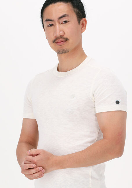 Witte CAST IRON T-shirt SHORT SLEEVE R-NECK ORGANIC COTTON SLUB ESSENTIAL - large