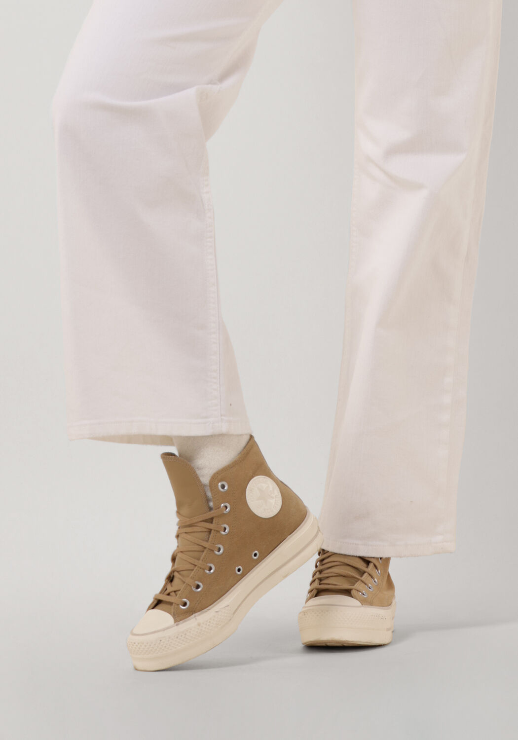 Bruine CONVERSE Hoge sneakers CHUCK TAYLOR ALL STAR LIFT HI - large