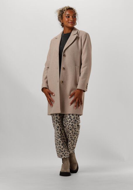 Beige SELECTED FEMME Mantel SLFNEW ALMA WOOL COAT - large