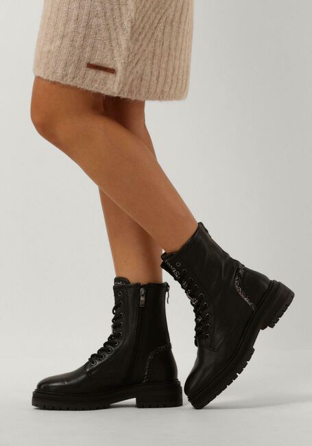 Zwarte MARUTI Veterboots BONNIE - large