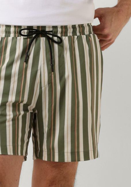 Olijf ANERKJENDT Zwembroeken AKSHARK AOP SWIMSHORTS - large