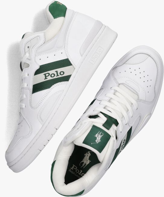 Witte RALPH LAUREN Hoge sneaker POLO CRT MID | Omoda