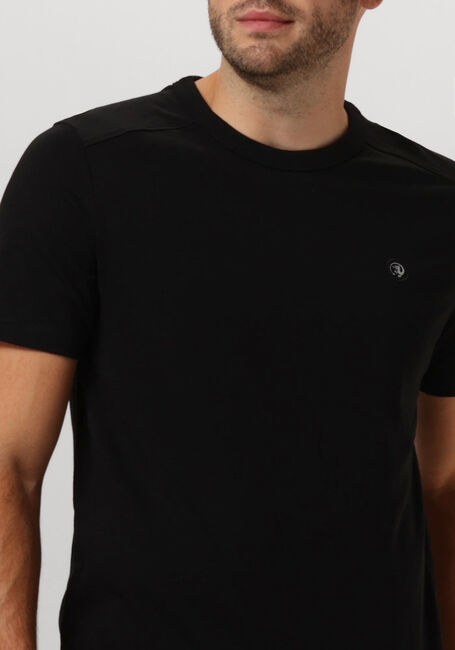 Zwarte CAST IRON T-shirt SHORT SLEEVE R-NECK ESSENTIAL COTTON - large