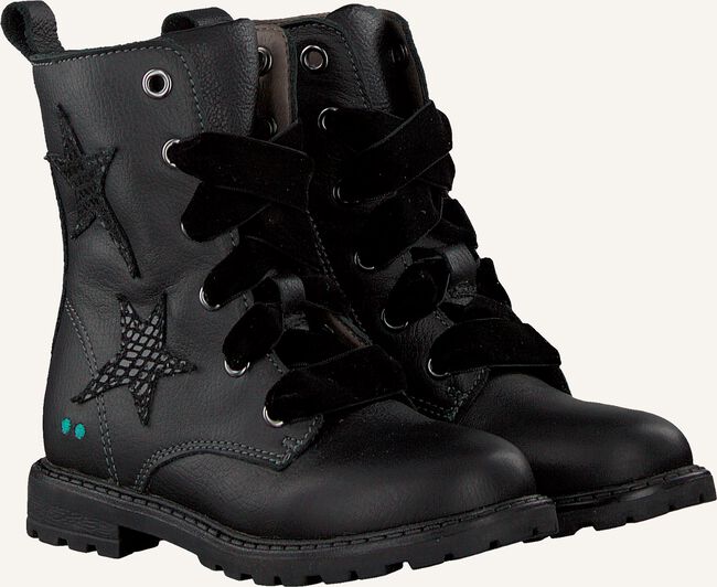 Zwarte BUNNIESJR Veterboots HILDE HOT Zwarte BUNNIESJR Veterboots HILDE HOT - large