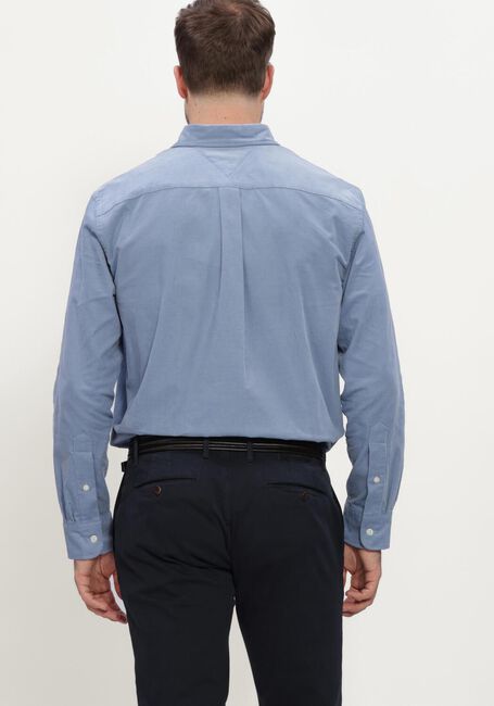 Blauwe TOMMY HILFIGER Casual overhemd SOLID CORDUROY RF SHIRT - large