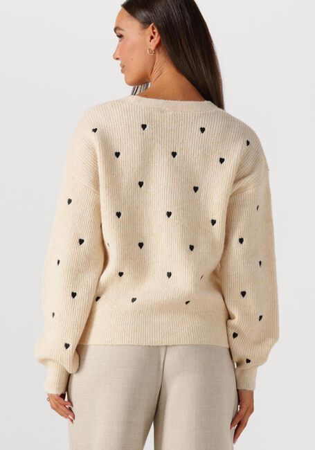 Creme Y.A.S. Vest YASBOW LS EMBROIDED KNIT CARDIGAN - large