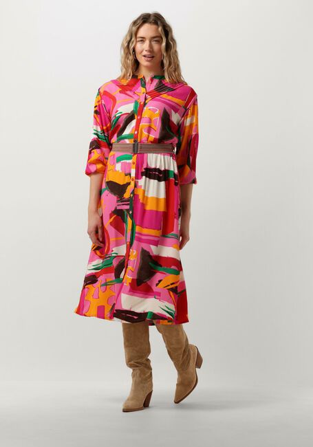 Multi POM AMSTERDAM Midi jurk CAPE TOWN DRESS - large