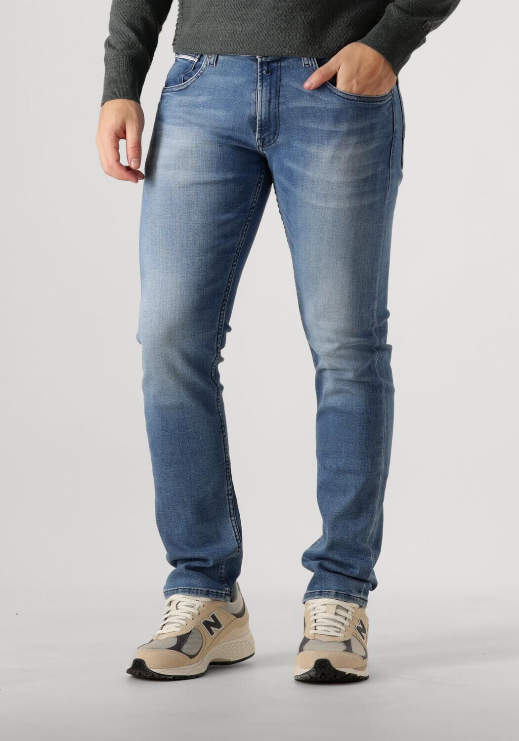Replay Blauwe Straight Leg Jeans Grover Broek Blue Heren