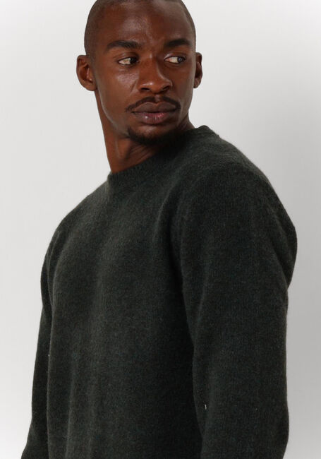 Groene SCOTCH & SODA Trui SOFT KNIT MELANGE CREWNECK PULL - large