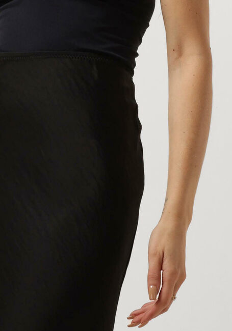 Zwarte NEO NOIR Maxirok VICKY HEAVY SATEEN SKIRT - large