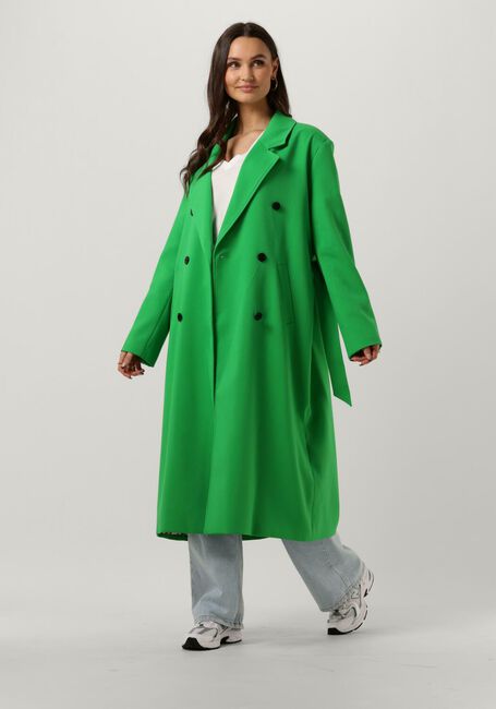 Groene ALIX THE LABEL Trenchcoats LADIES WOVN LONG TRENCH COAT - large