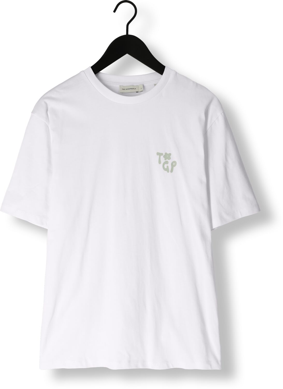 THE GOODPEOPLE Heren Polo's & T-shirts Tex Wit