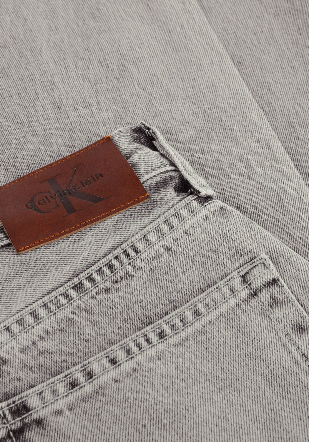 Grijze CALVIN KLEIN Wide jeans THE WIDE LEG - large