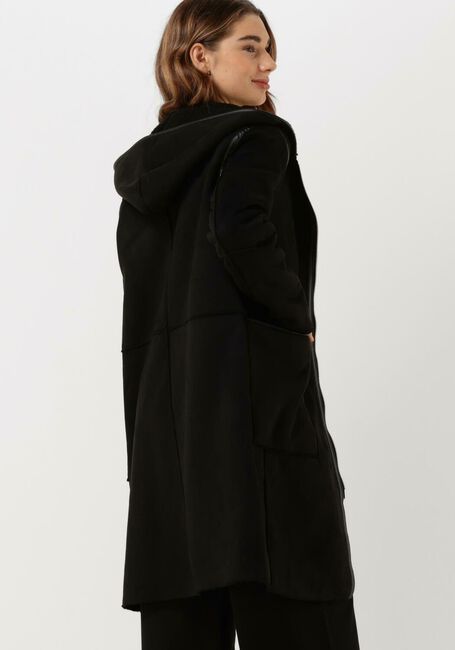 Zwarte GOOSECRAFT Leren jas ADELYN COAT - large
