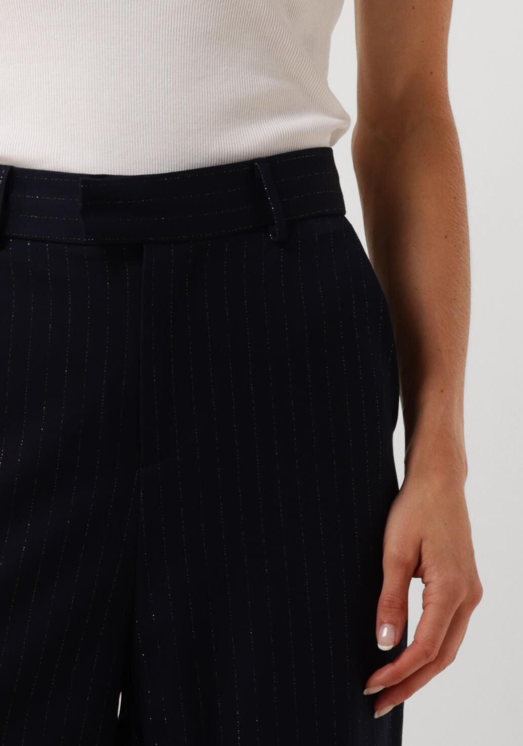 NUKUS Dames Broeken New York Pants Stripe Donkerblauw