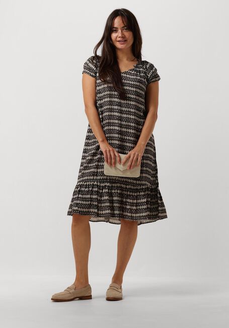 Grijze CO'COUTURE Midi jurk SUNRISE CROP CAYA DRESS - large