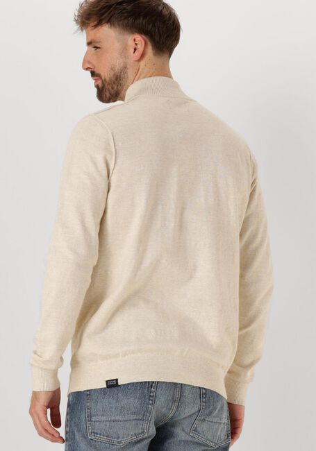 Beige BUTCHER OF BLUE Trui LT CLIFDEN HALF ZIP - large