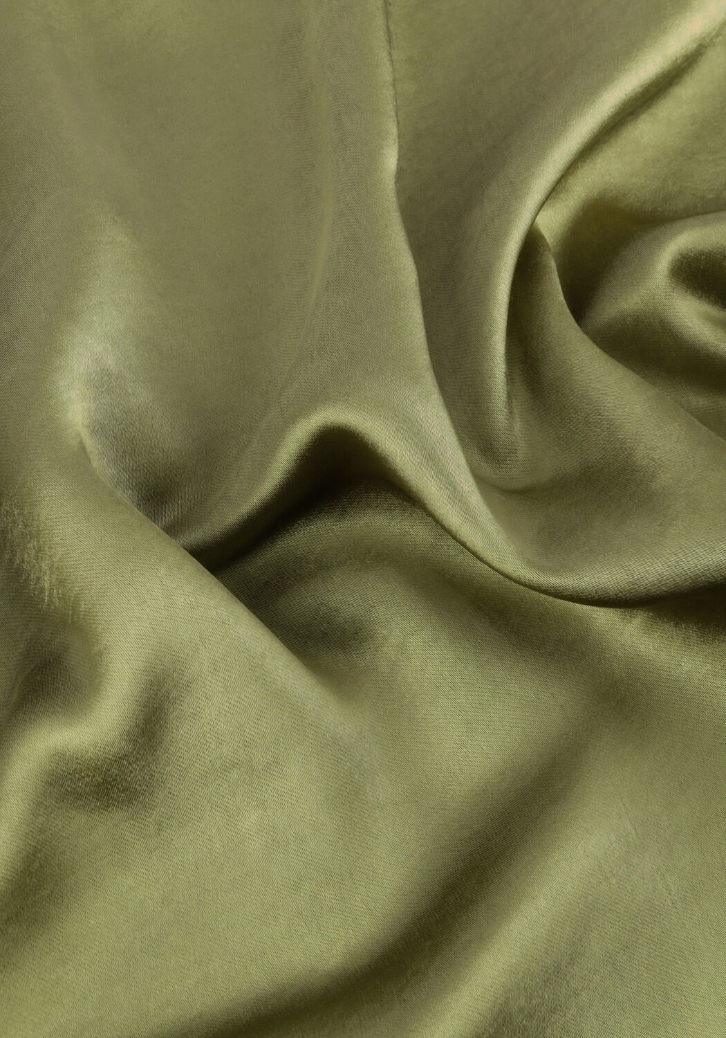 Groene NOTRE-V Midirok SATIN SKIRT - large