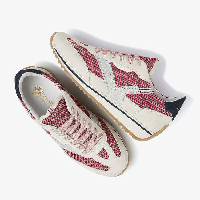 Rode VIA VAI Lage sneakers MIKKI RUBY - large