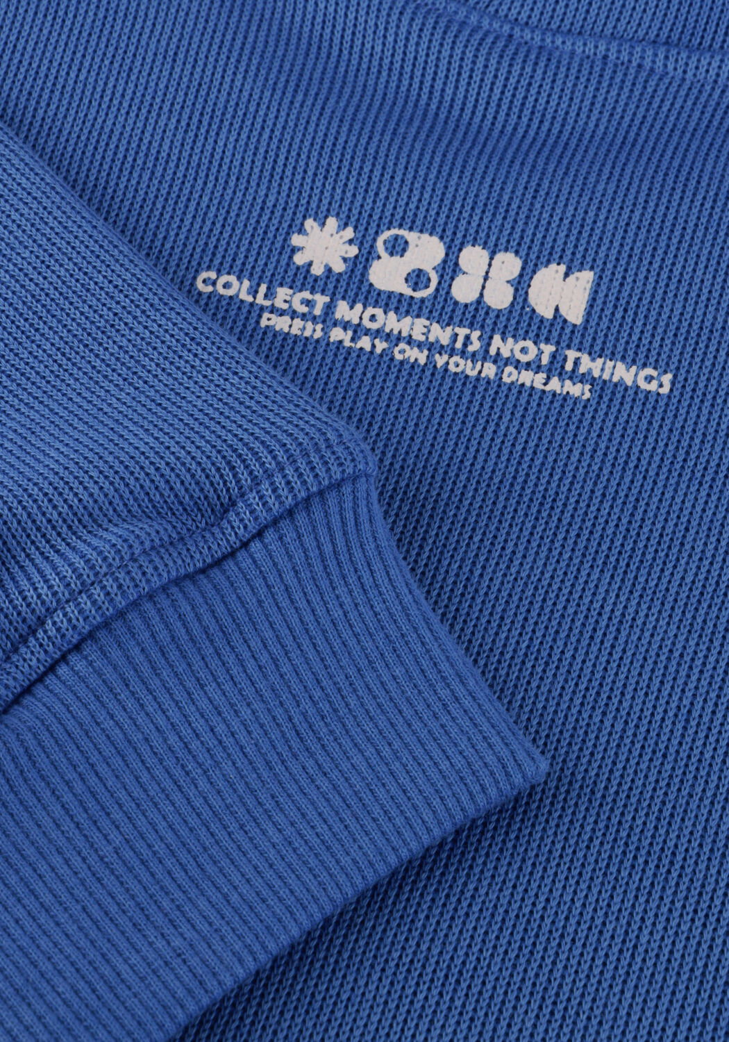 Blauwe DAILY7 Trui HOODIE BACKPRINT - large